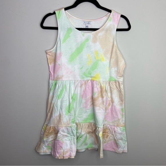 NWT tie dye womens top‎ size large - Picture 1 of 5